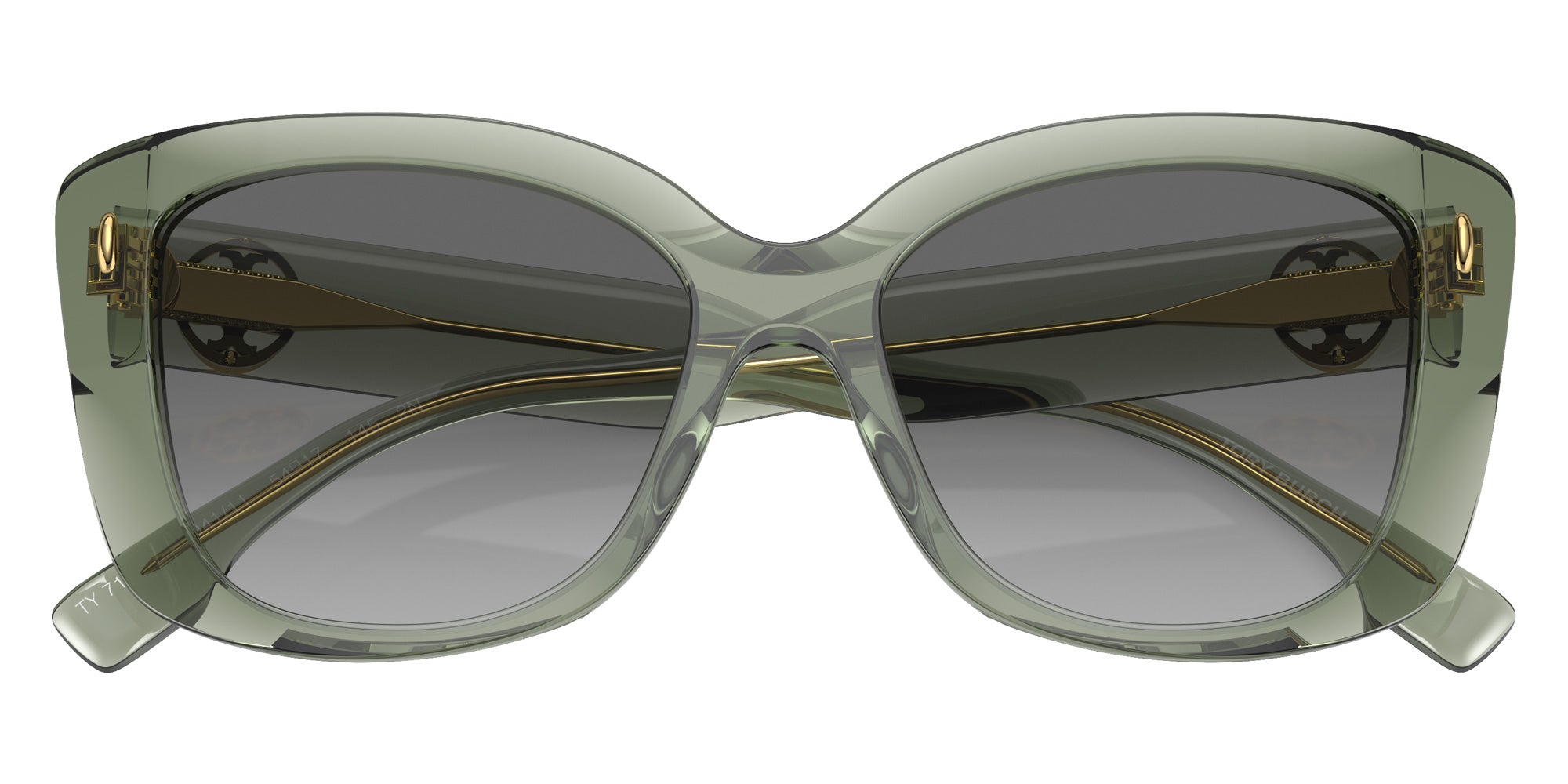 Tory Burch TY7198U 194111 54 - Transparent Sage / Light Gray Gradient Dark Gray #id:ty7198u194111_s:100120