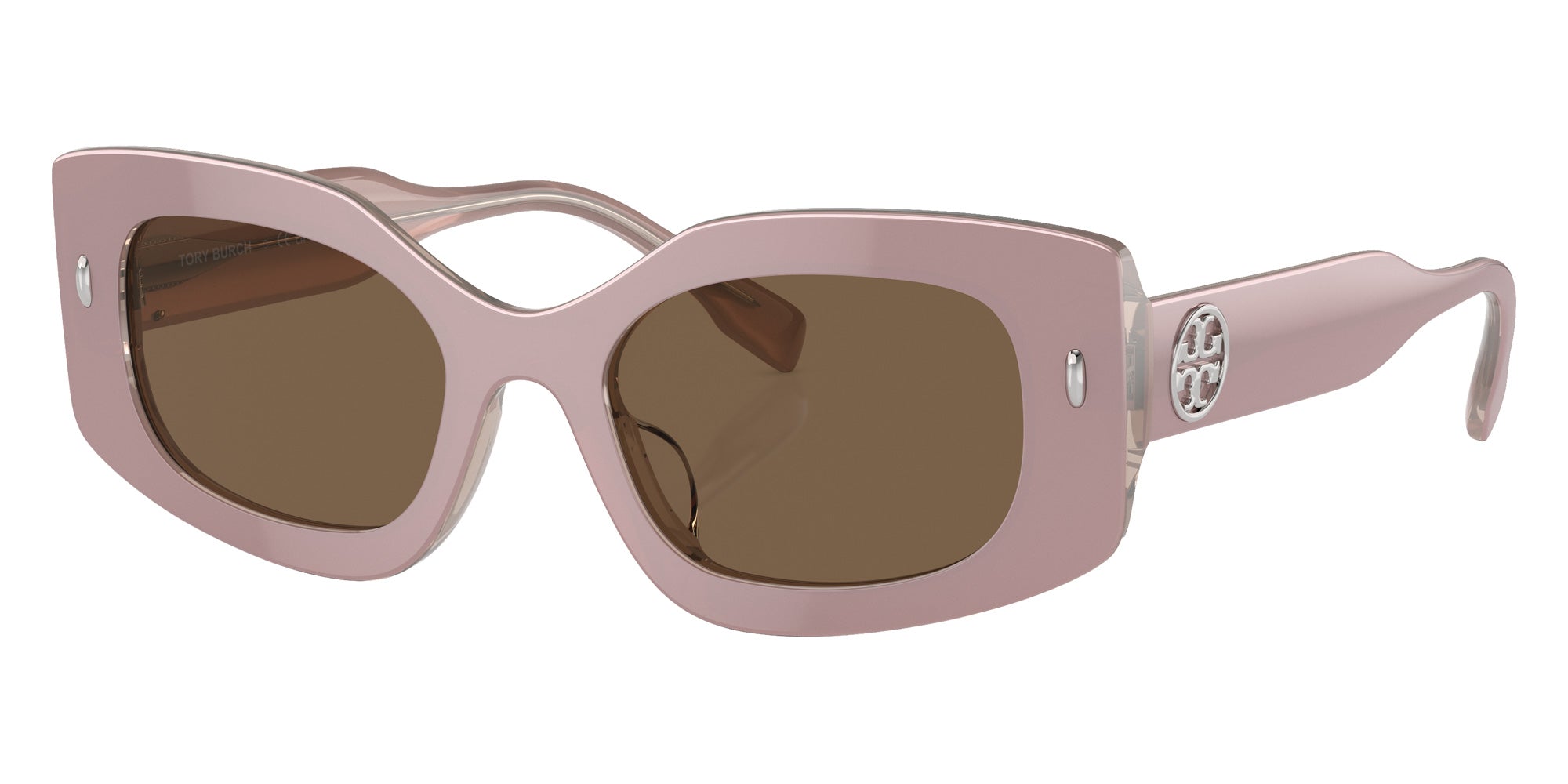 Tory Burch TY7202U 194773 50 - Pearlized Pink / Dark Brown #id:ty7202u194773_s:100105