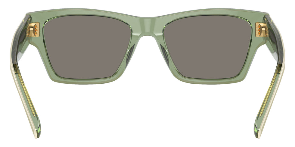 Tory Burch TY7207U 20026G 53 - Transparent Green & Ivory / Light Gray Silver Mirrored #id:ty7207u20026g_s:100115