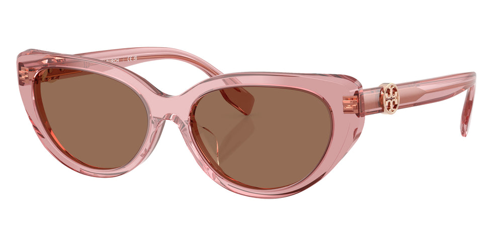 Tory Burch TY7220D 202173 55 - Transparent Light Pink / Dark Brown #id:ty7220d202173_s:100105