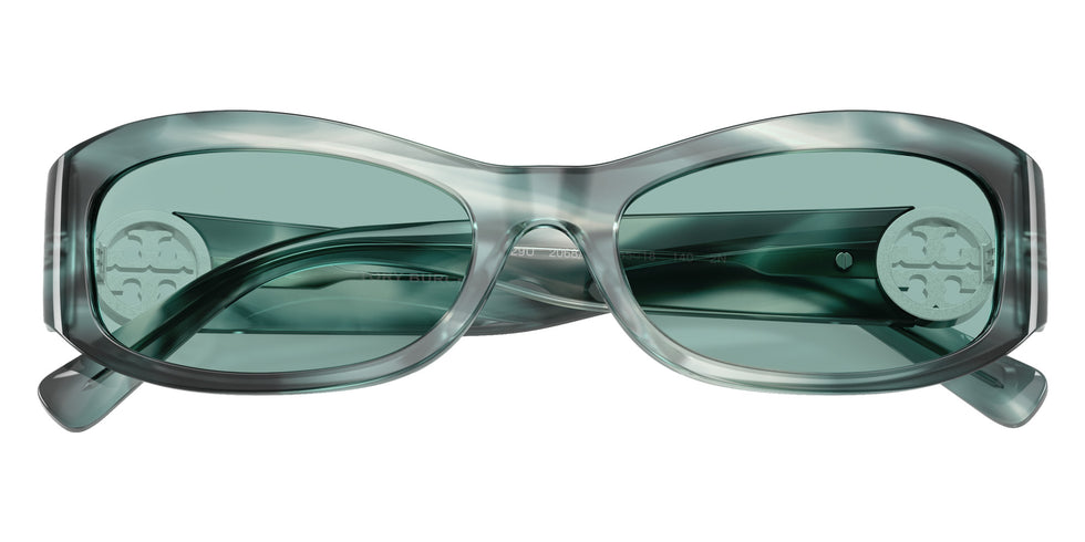 Tory Burch TY7229U 206882 55 - Teal Striated #id:ty7229u206882_s:104120