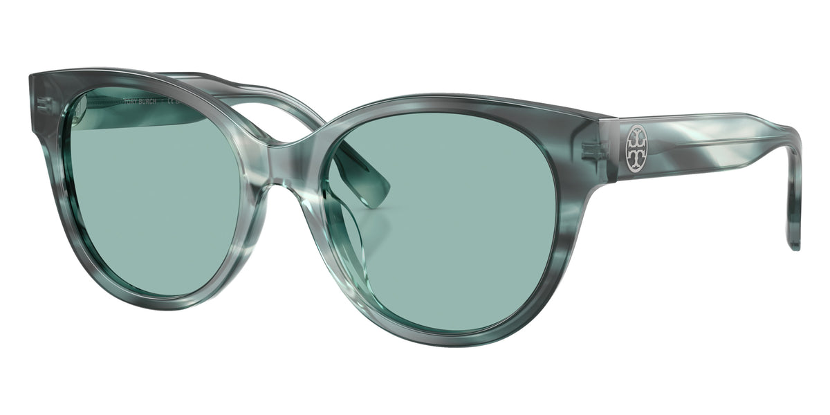 Tory Burch TY7236U 206882 54 - Teal Striated / Teal Striated #id:ty7236u206882_s:106105