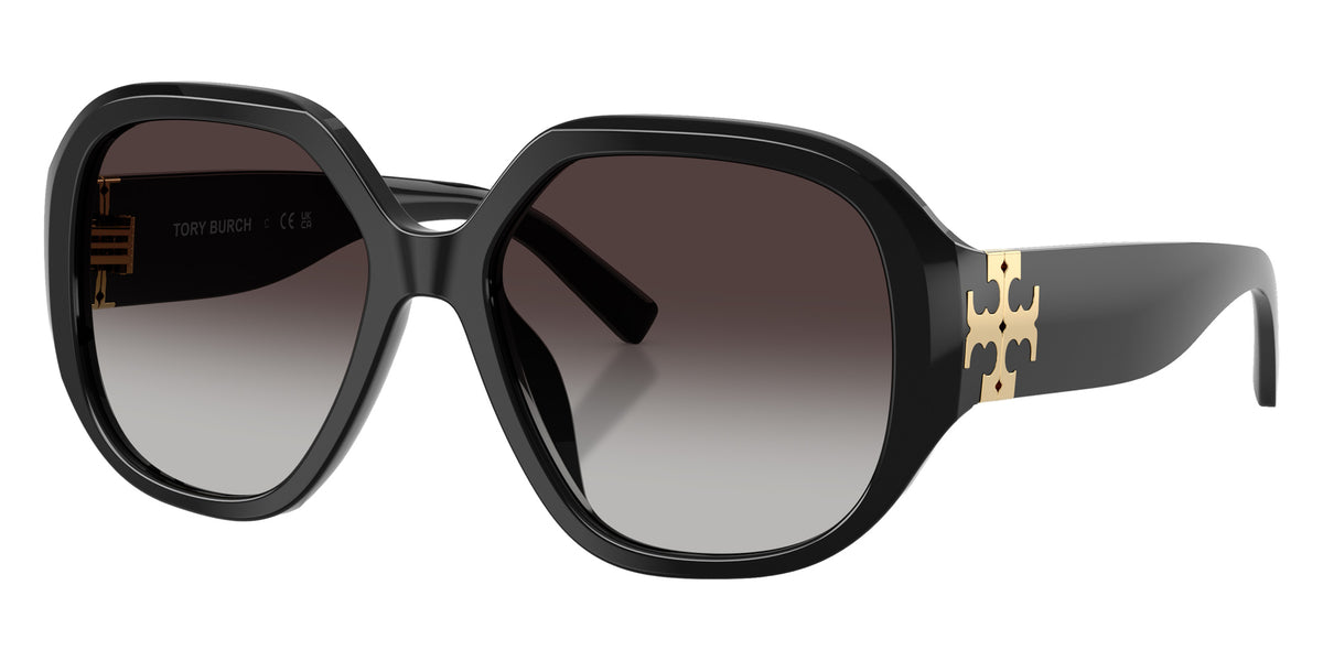 Tory Burch TY7237U 17098G 56 - Black / Dark Gray Gradient #id:ty7237u17098g_s:100105