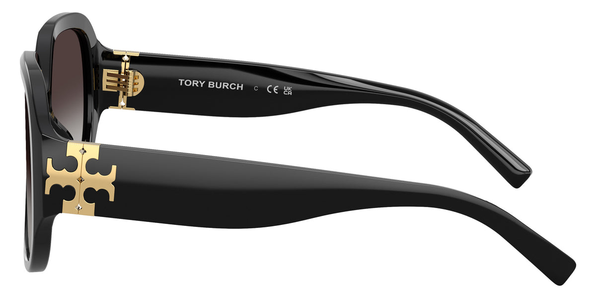 Tory Burch TY7237U 17098G 56 - Black / Dark Gray Gradient #id:ty7237u17098g_s:100110