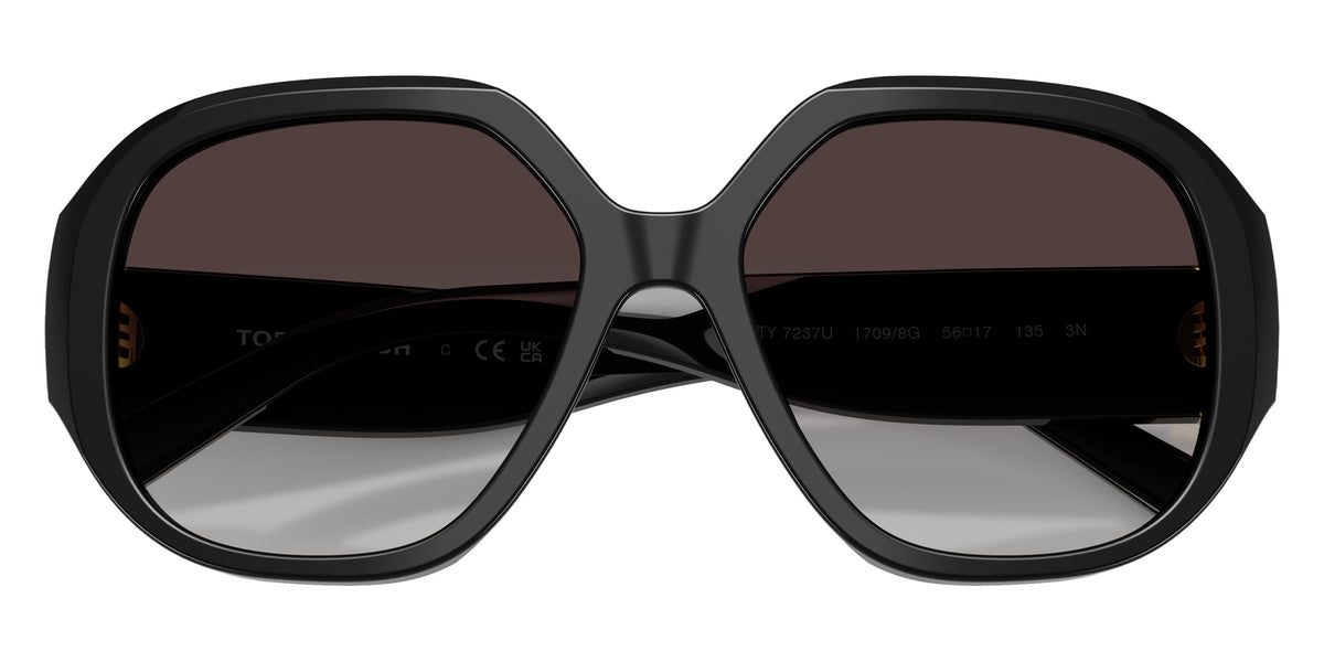 Tory Burch TY7237U 17098G 56 - Black / Dark Gray Gradient #id:ty7237u17098g_s:100120