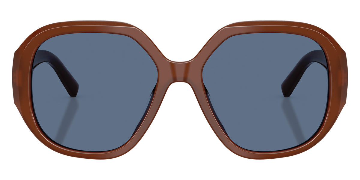 Tory Burch TY7237U 208880 56 - Dark Milky Brown / Solid Blue #id:ty7237u208880_s:108100