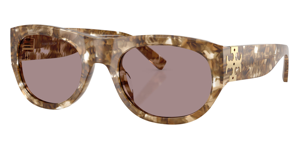 Tory Burch TY7238U 2026LA 54 - Transparent/Brown Tortoise / Violet #id:ty7238u2026la_s:102105