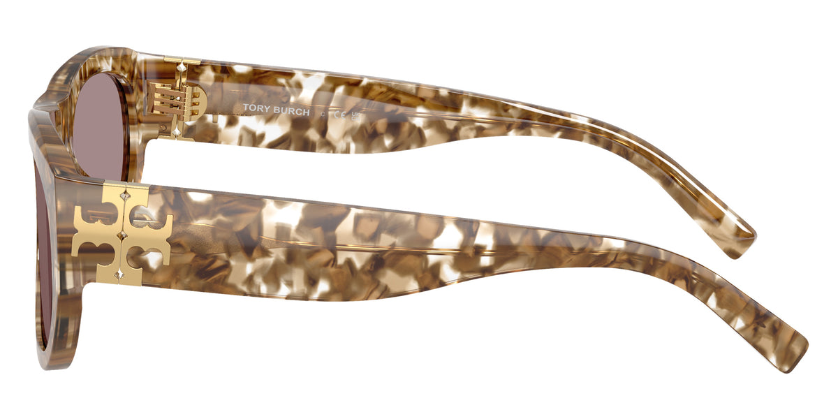 Tory Burch TY7238U 2026LA 54 - Transparent/Brown Tortoise / Violet #id:ty7238u2026la_s:102110