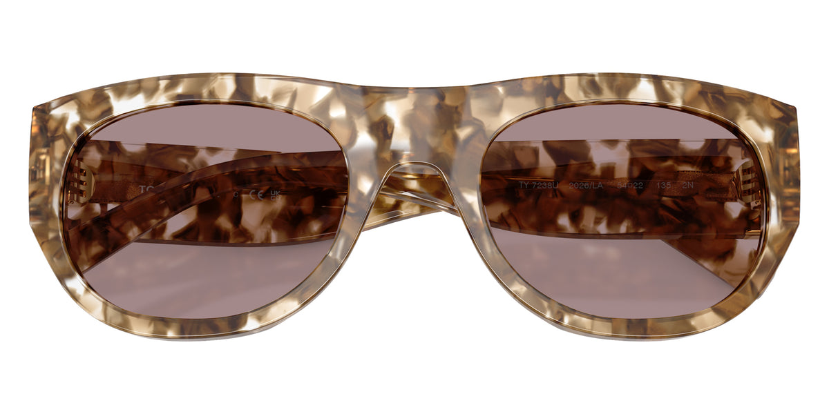 Tory Burch TY7238U 2026LA 54 - Transparent/Brown Tortoise / Violet #id:ty7238u2026la_s:102120