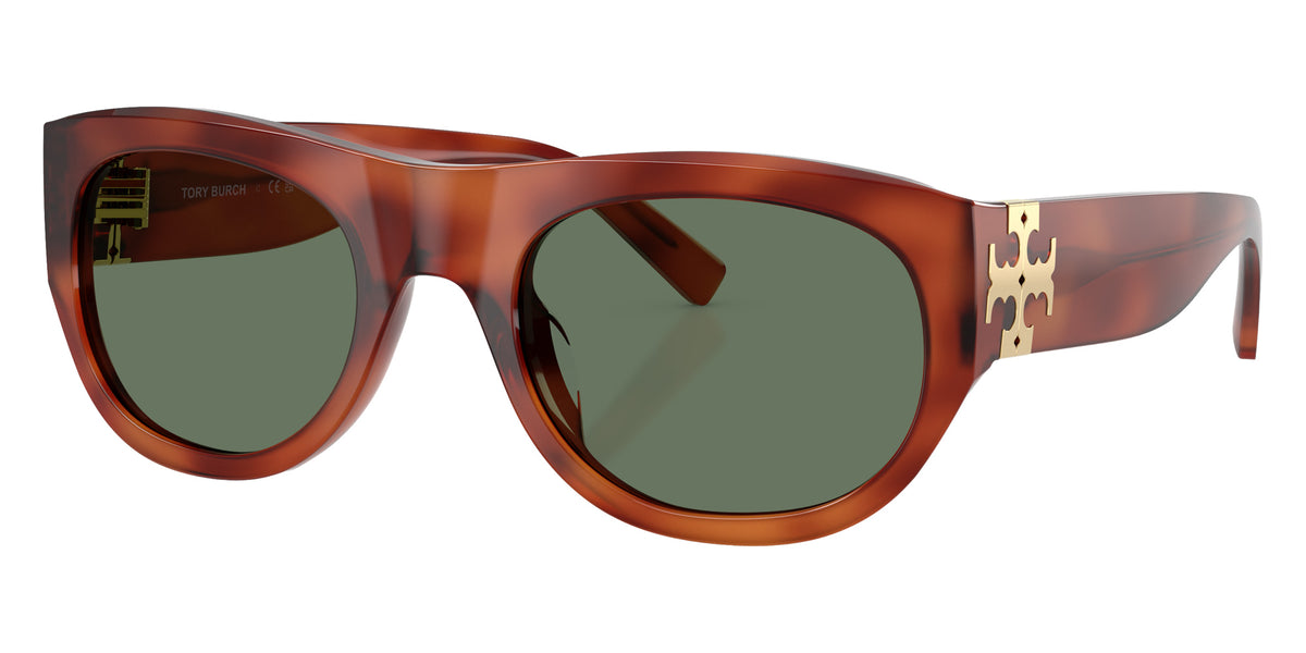 Tory Burch TY7238U 208382 54 - Soft Amber Tortoise / Dark Green #id:ty7238u208382_s:106105