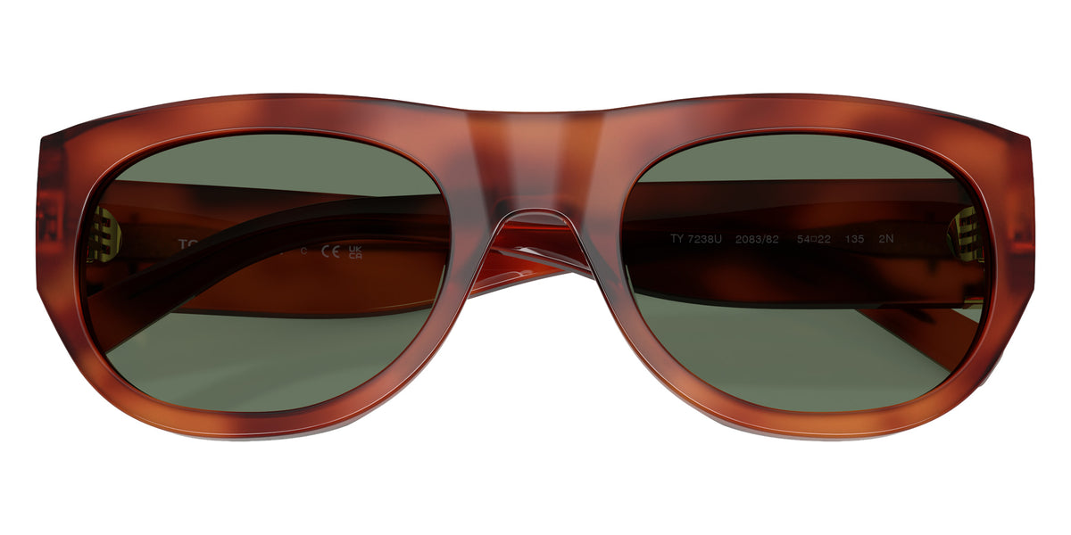 Tory Burch TY7238U 208382 54 - Soft Amber Tortoise / Dark Green #id:ty7238u208382_s:106120
