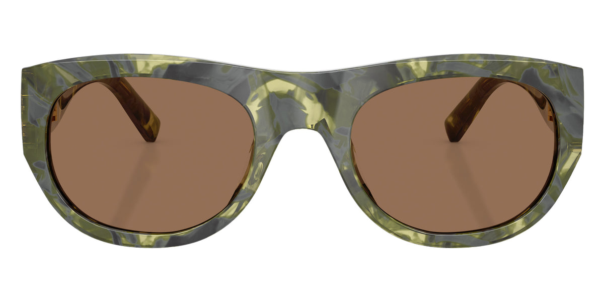 Tory Burch TY7238U 208973 54 - Green Marbled / Solid Brown #id:ty7238u208973_s:108100
