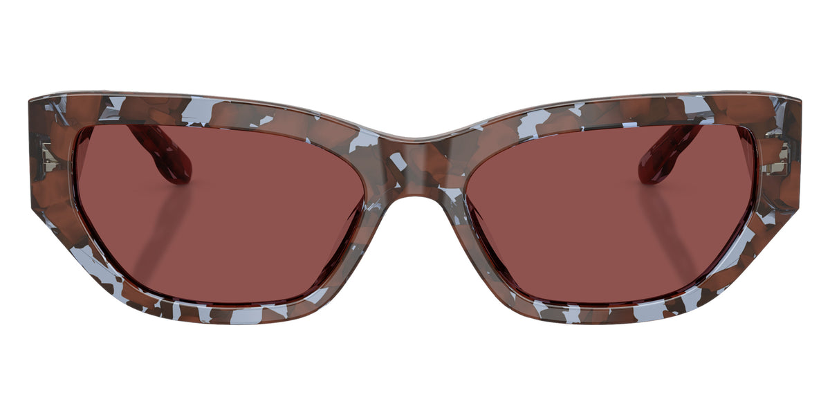 Tory Burch TY7240U 209175 55 - Blue/Brown Custom Spotted / Solid Burgundy #id:ty7240u209175_s:108100