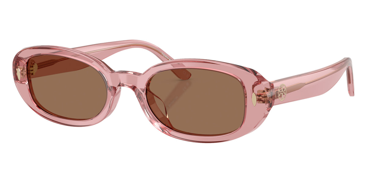 Tory Burch TY7241D 202173 52 - Transparent Light Pink / Solid Brown #id:ty7241d202173_s:106105