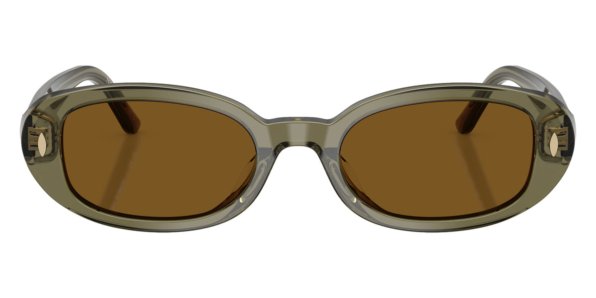 Tory Burch TY7241D 208583 52 - Transparent Olive / Dark Brown Polarized #id:ty7241d208583_s:108100