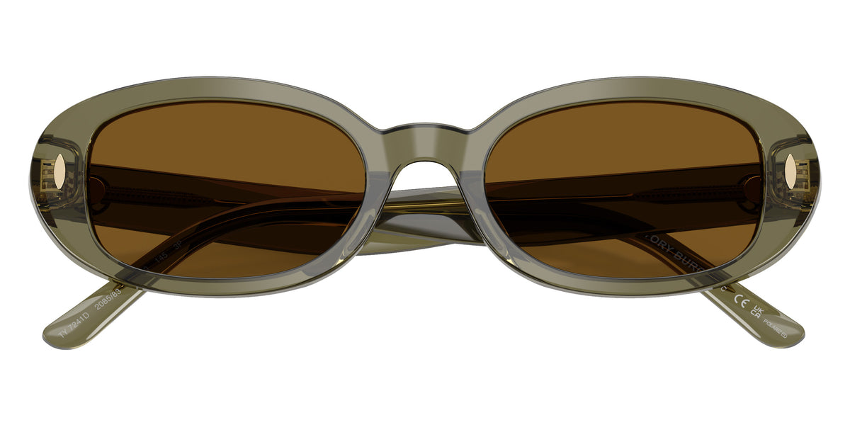 Tory Burch TY7241D 208583 52 - Transparent Olive / Dark Brown Polarized #id:ty7241d208583_s:108120