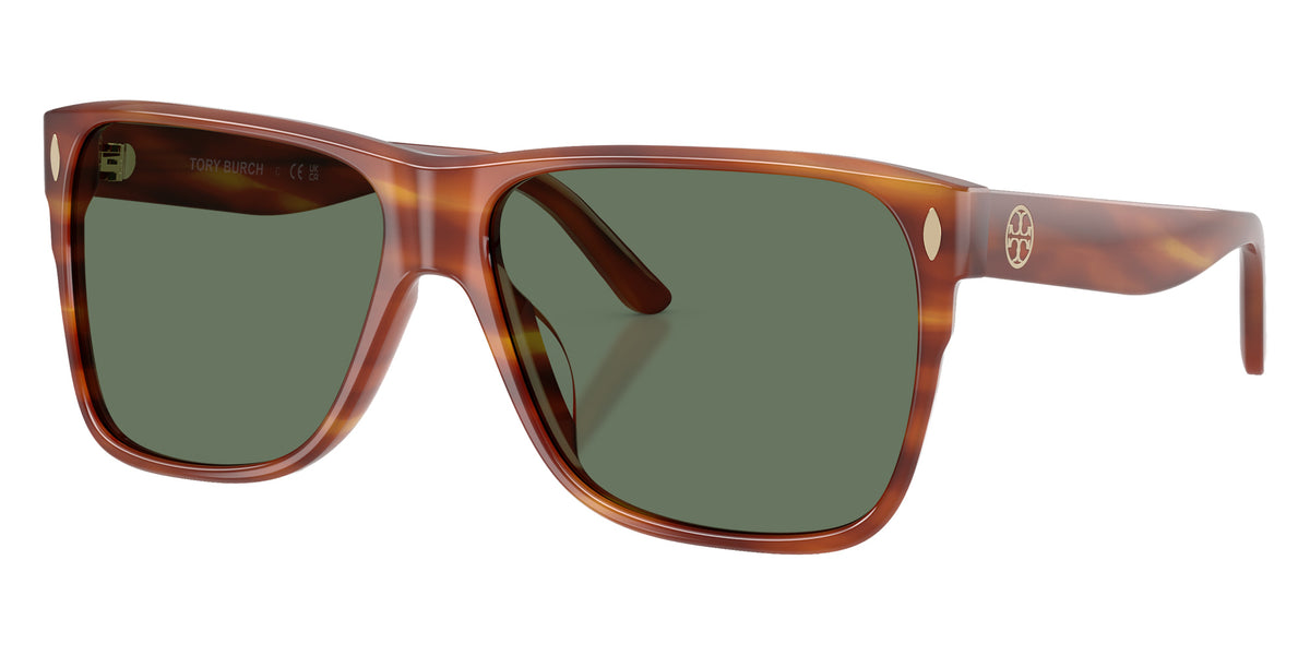 Tory Burch TY7242U 208682 59 - Striated Amber Brown / Dark Green #id:ty7242u208682_s:104105