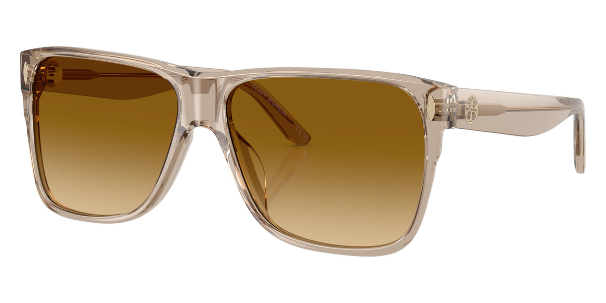 Tory Burch TY7242U 20873B 59 - Transparent Warm Gray / Brown Gradient #id:ty7242u20873b_s:106105