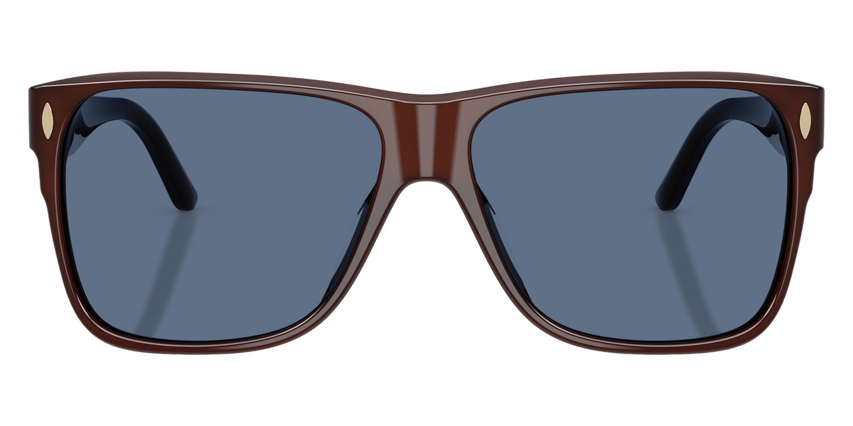 Tory Burch TY7242U 208880 59 - Dark Brown / Solid Blue #id:ty7242u208880_s:108100