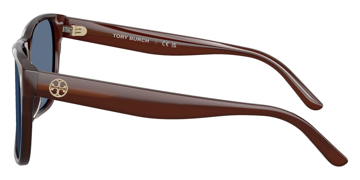 Tory Burch TY7242U 208880 59 - Dark Brown / Solid Blue #id:ty7242u208880_s:108110