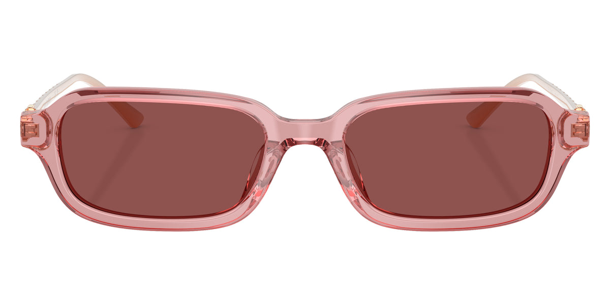 Tory Burch TY7243U 202175 53 - Transparent Light Pink / Solid Burgundy #id:ty7243u202175_s:102100