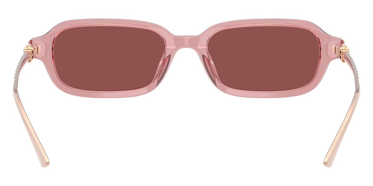 Tory Burch TY7243U 202175 53 - Transparent Light Pink / Solid Burgundy #id:ty7243u202175_s:102115