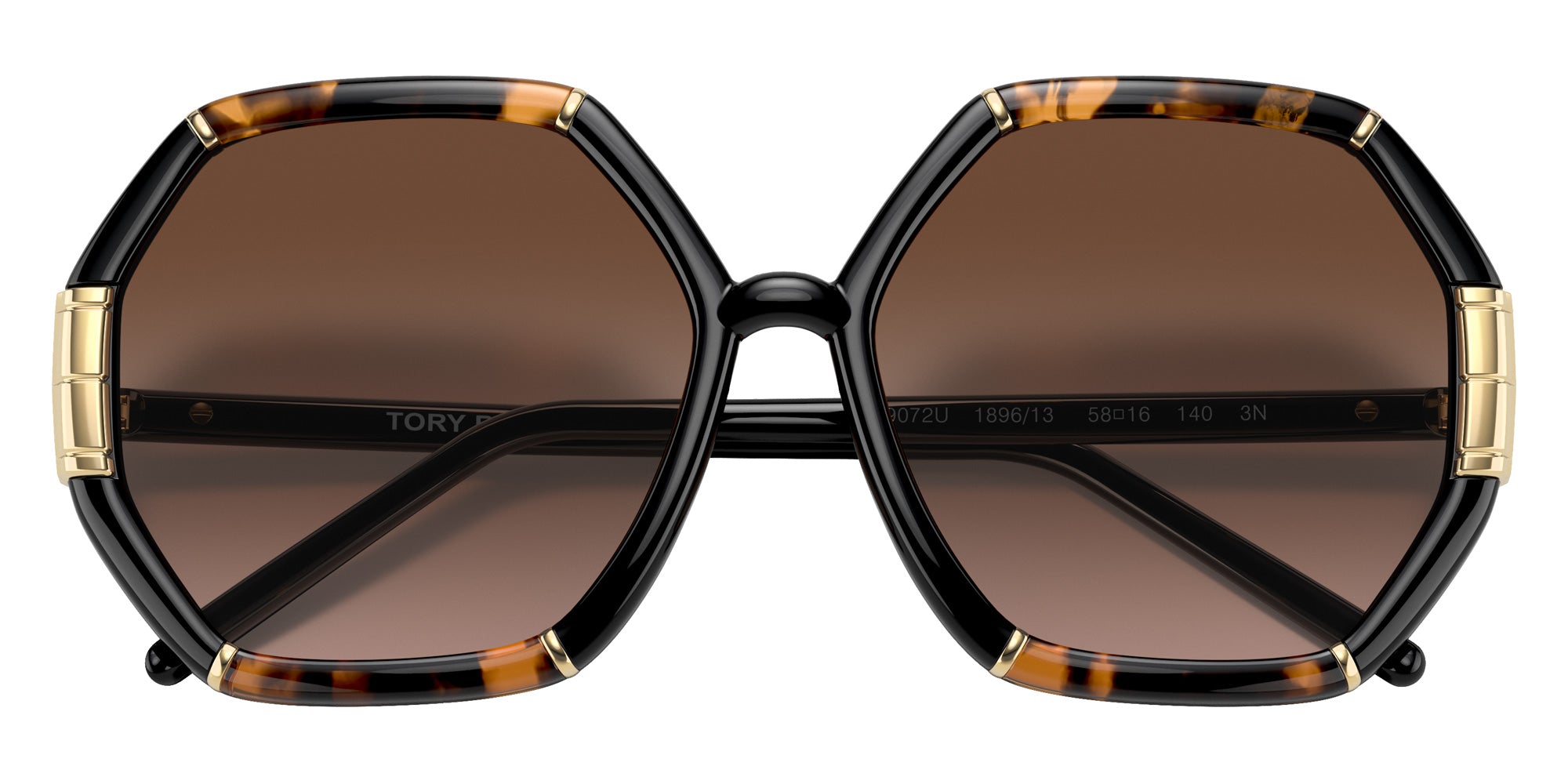 Tory Burch TY9072U 189613 58 - Dark Tortoise/Black / Brown Gradient #id:ty9072u189613_s:100120