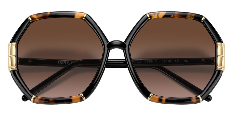 Tory Burch TY9072U 189613 58 - Dark Tortoise/Black / Brown Gradient #id:ty9072u189613_s:100120