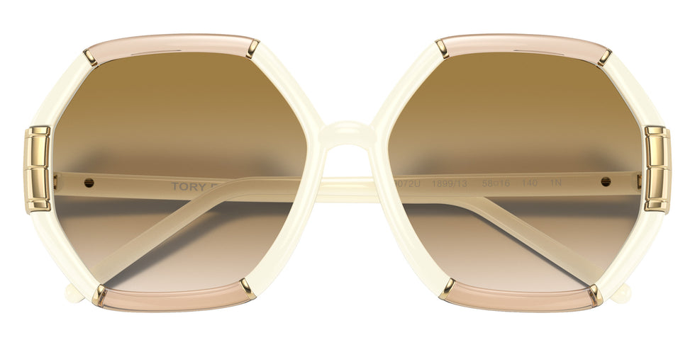 Tory Burch TY9072U 189913 58 - Transparent Beige/Ivory / Beige Gradient #id:ty9072u189913_s:102120