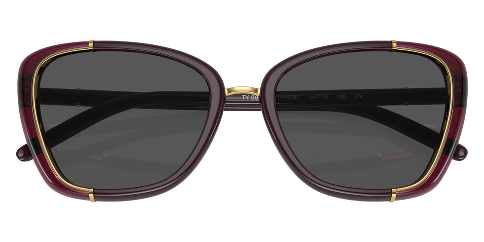 Tory Burch TY9074U 194887 54 - Burgundy / Dark Gray #id:ty9074u194887_s:100120