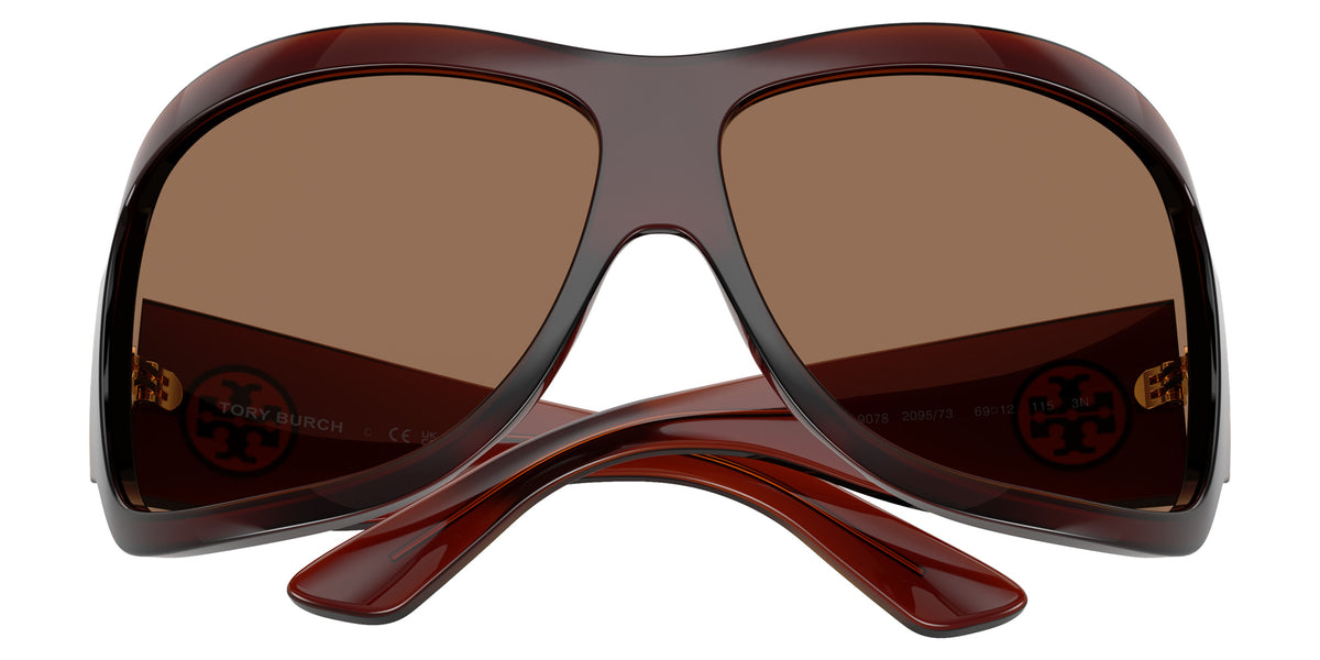 Tory Burch TY9078 209573 69 - Transparent Red Brown / Brown #id:ty9078209573_s:104120