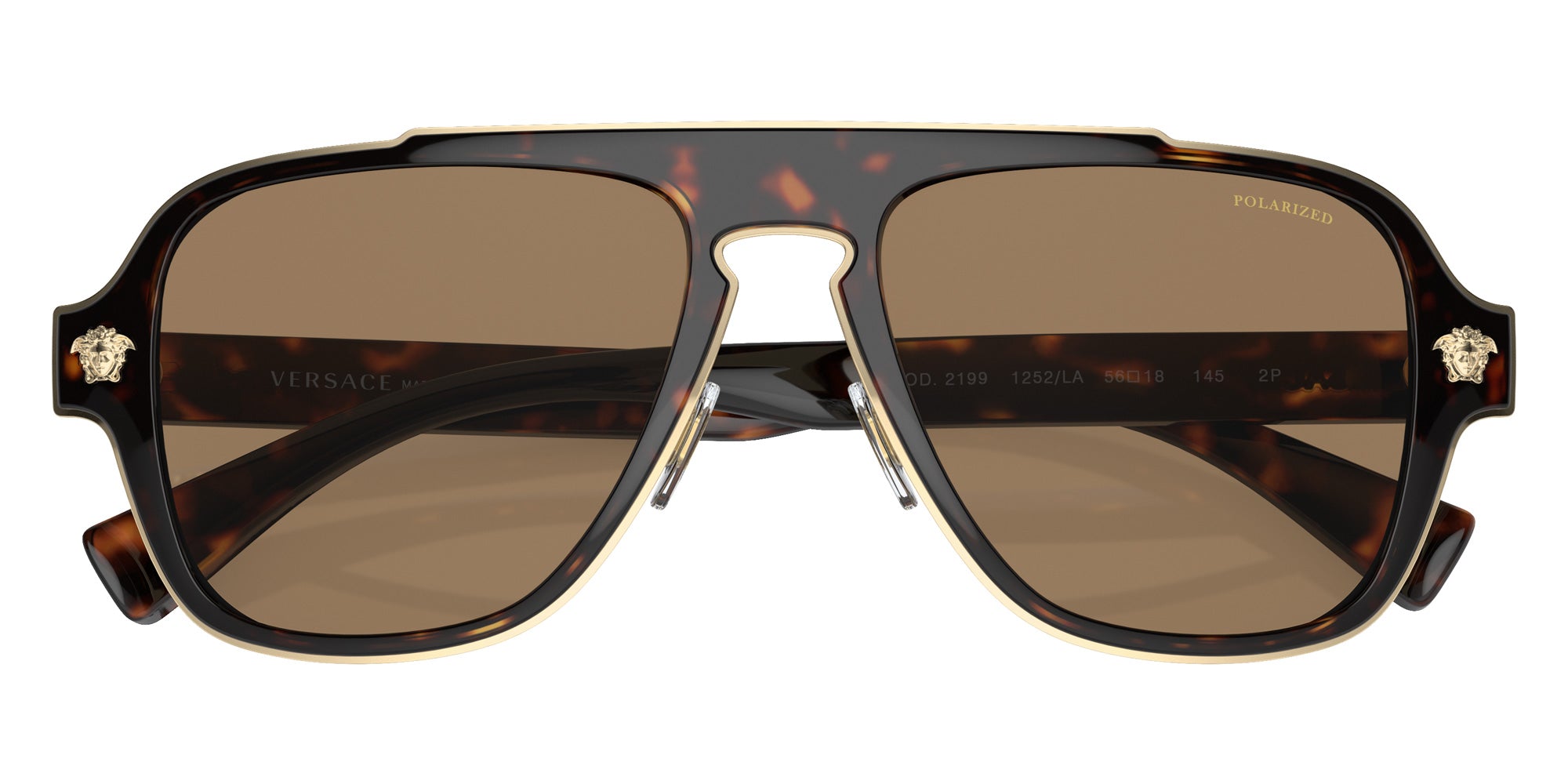 Versace VE2199 1252LA 56 - Havana / Orange Polarized #id:ve21991252la_s:102120