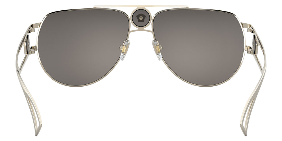 Versace VE2225 12526G 60 - Pale Gold / Light Gray Mirrored Silver #id:ve222512526g_s:100115