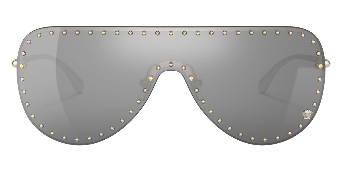 VERSACE VE2230B 12526G 145 - Pale Gold / Light Gray Mirrored Silver #id:ve2230b12526g_s:100100