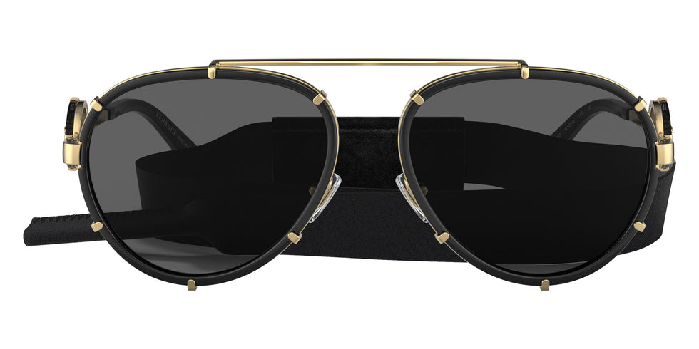 Versace VE2232 143887 61 - Black / Dark Gray #id:ve2232143887_s:100100