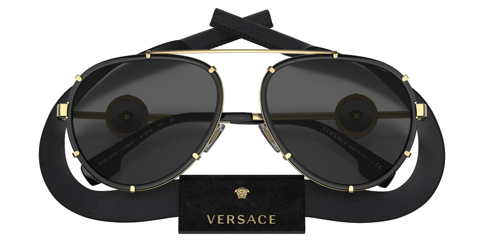 Versace VE2232 143887 61 - Black / Dark Gray #id:ve2232143887_s:100120