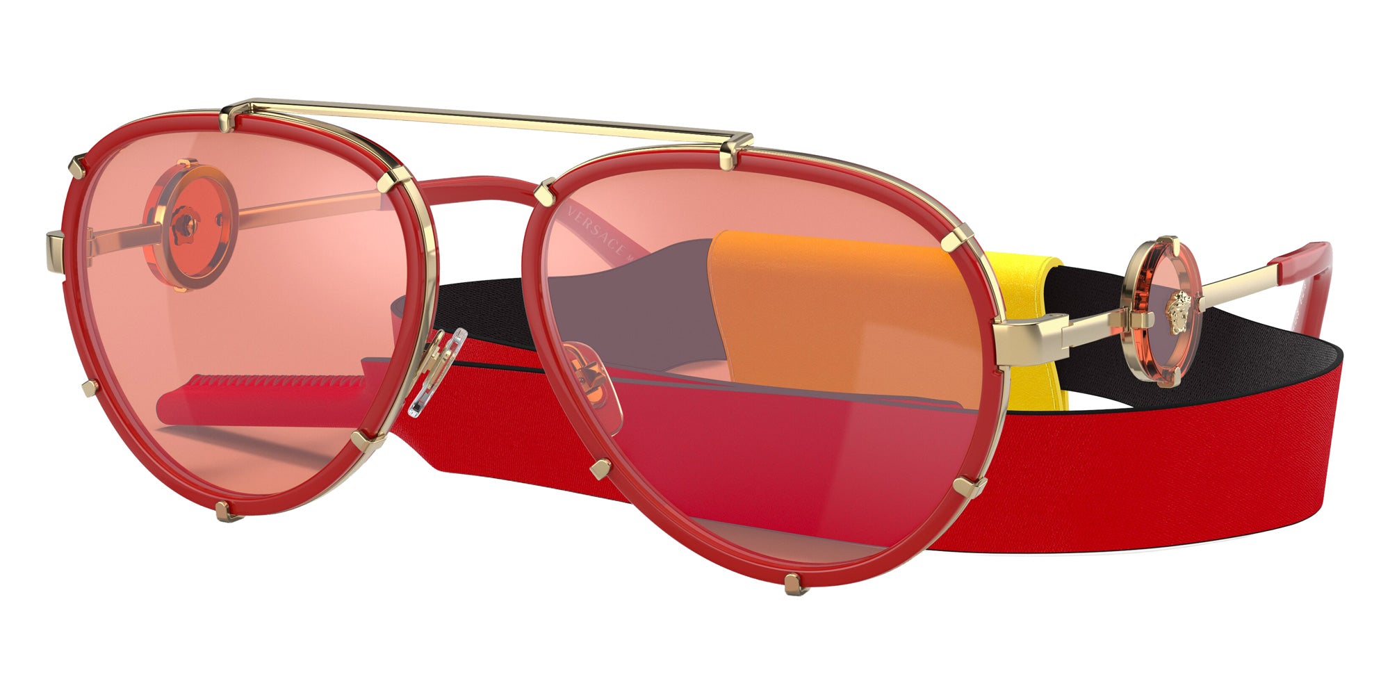 VERSACE VE2232 1472C8 61 - Red / Pink Mirrored Red #id:ve22321472c8_s:100105