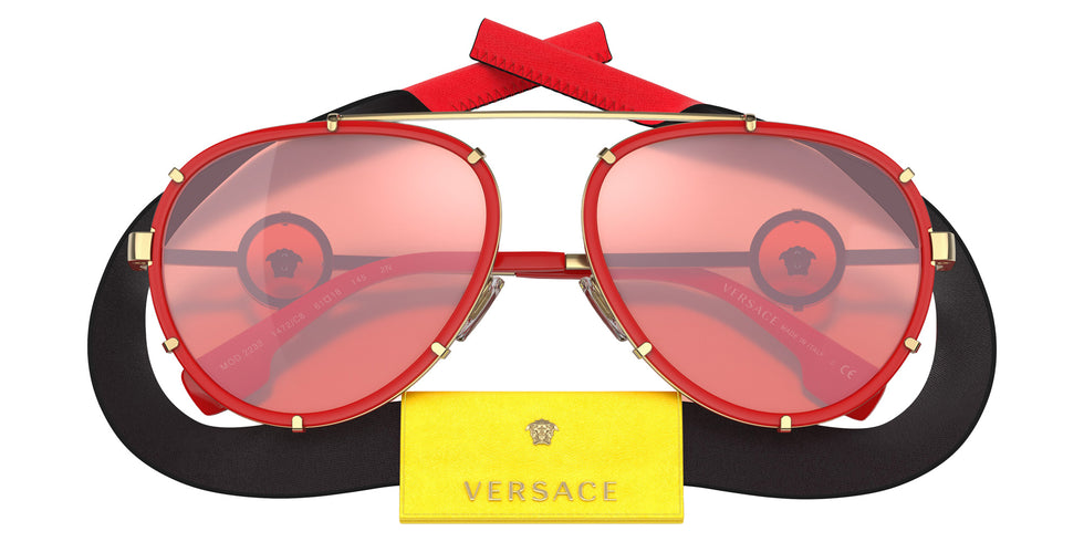 VERSACE VE2232 1472C8 61 - Red / Pink Mirrored Red #id:ve22321472c8_s:100120