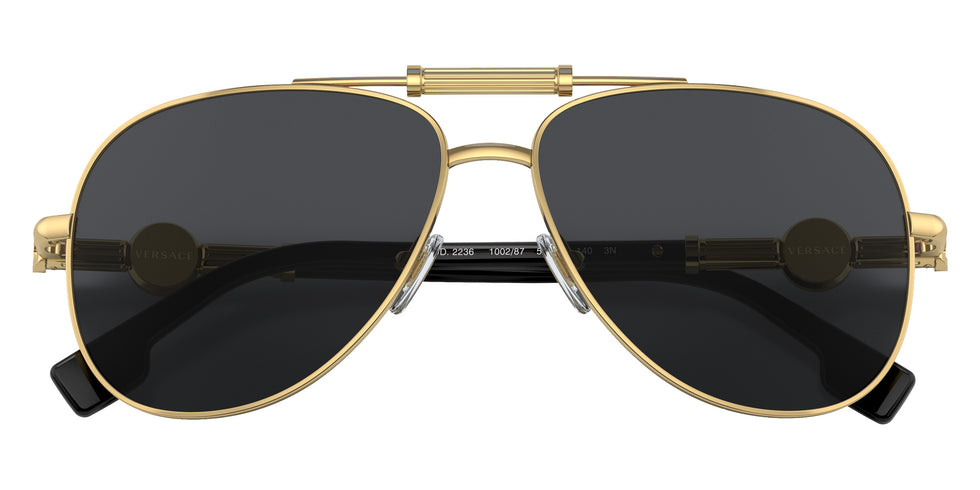 Versace VE2236 100287 59 - Gold / Dark Gray #id:ve2236100287_s:100120