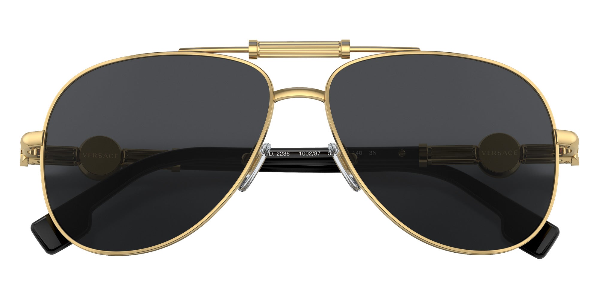 Versace VE2236 100287 59 - Gold / Dark Gray #id:ve2236100287_s:100120