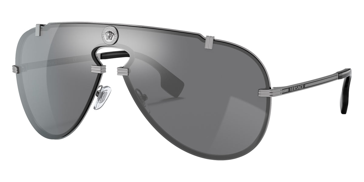 VERSACE VE2243 10016G 143 - Gunmetal / Gray Mirrored Black #id:ve224310016g_s:100105