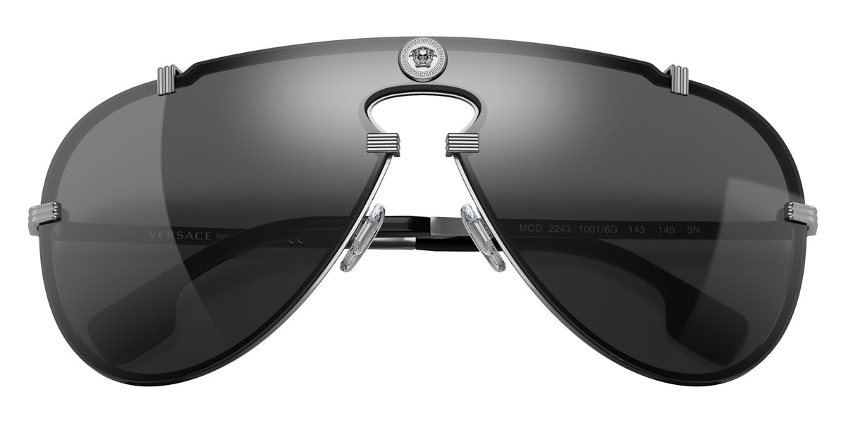 VERSACE VE2243 10016G 143 - Gunmetal / Gray Mirrored Black #id:ve224310016g_s:100120