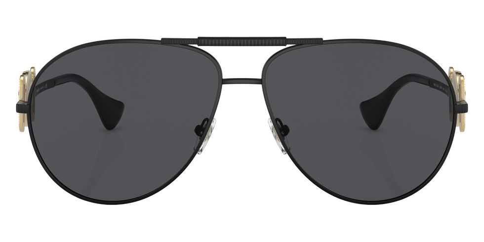 Versace VE2249 126187 65 - Matte Black / Dark Gray #id:ve2249126187_s:100100