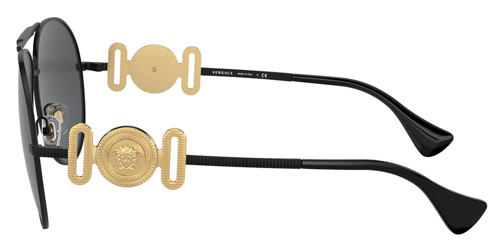 Versace VE2249 126187 65 - Matte Black / Dark Gray #id:ve2249126187_s:100110