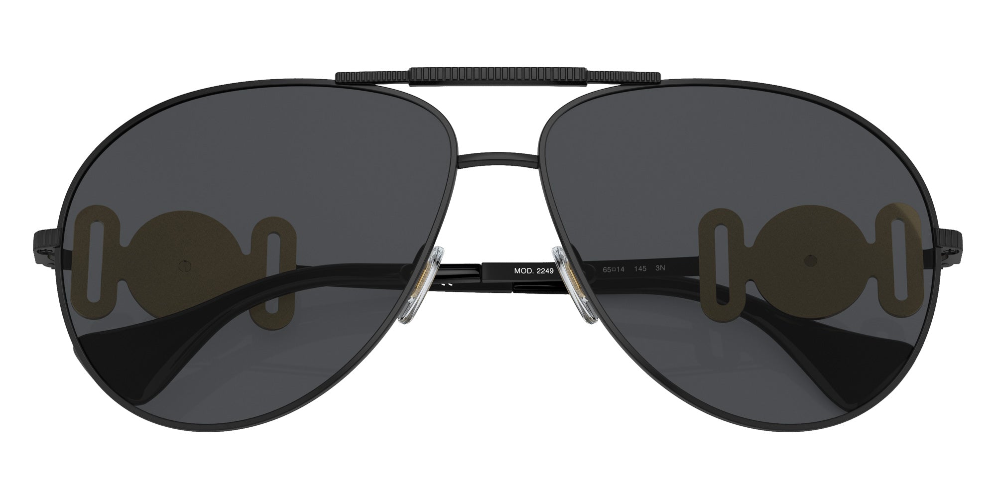 Versace VE2249 126187 65 - Matte Black / Dark Gray #id:ve2249126187_s:100120