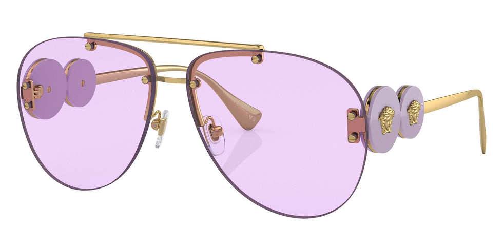 Versace VE2250 14871A 63 - Gold / Light Violet #id:ve225014871a_s:100105
