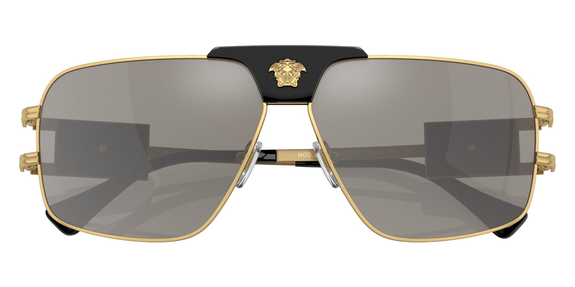 Versace VE2251 10026G 63 - Gold / Light Gray Mirrored Silver #id:ve225110026g_s:100120