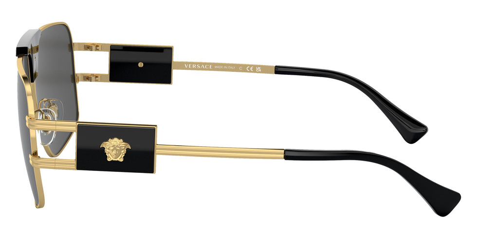 Versace VE2251 100287 63 - Gold / Dark Gray #id:ve2251100287_s:102110