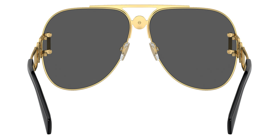 VERSACE VE2255 100287 63 - Gold / Dark Gray #id:ve2255100287_s:100115