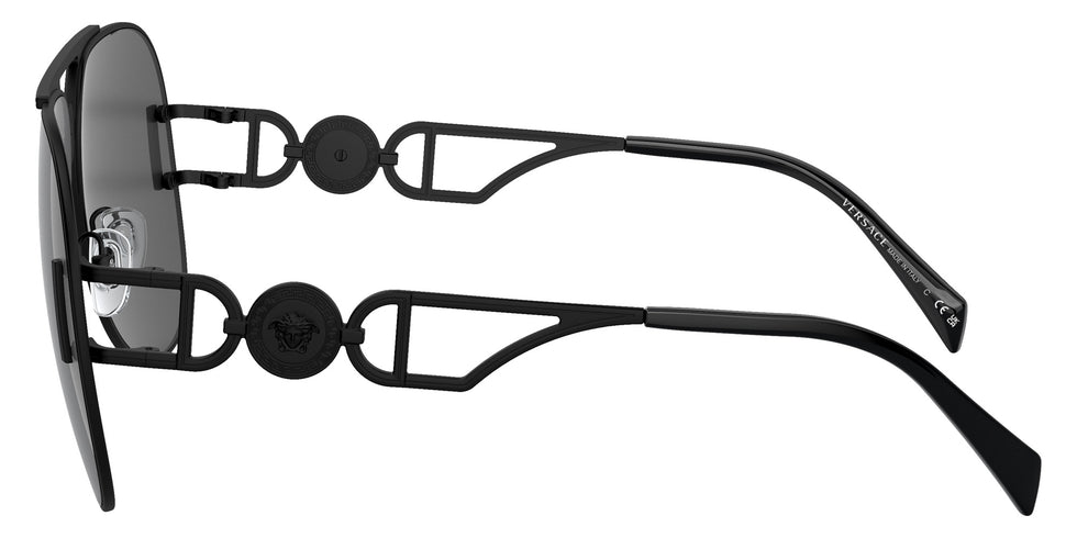 VERSACE VE2255 126187 63 - Matte Black / Dark Gray #id:ve2255126187_s:100110
